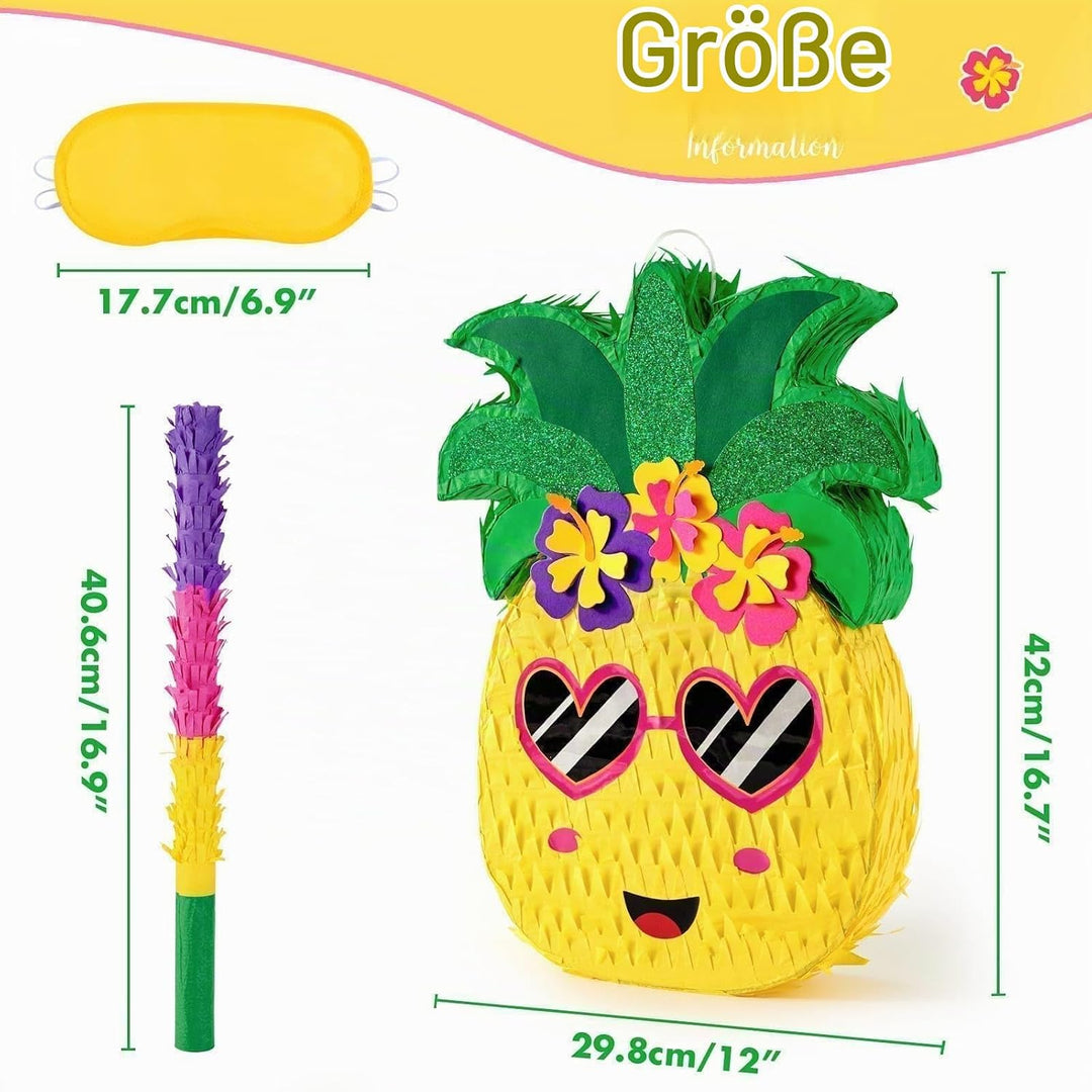 WERNNSAI Ananas Pinata – Geburtstag Pinata Hawaii Deko Junge Kinder Mädchen Ananas Piñata Füllung mi