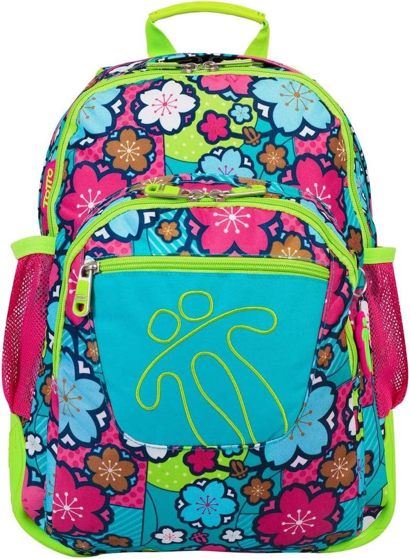 Totto Mochila Escolar, Grande Infantil, Incluye Neceser Mochilas Kinder-Rucksack, 44 cm, 20 liters,