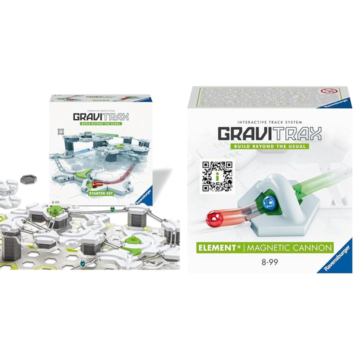 Ravensburger GraviTrax Starter-Set 22410 - GraviTrax Starterset für Deine Kugelbahn & GraviTrax Elem