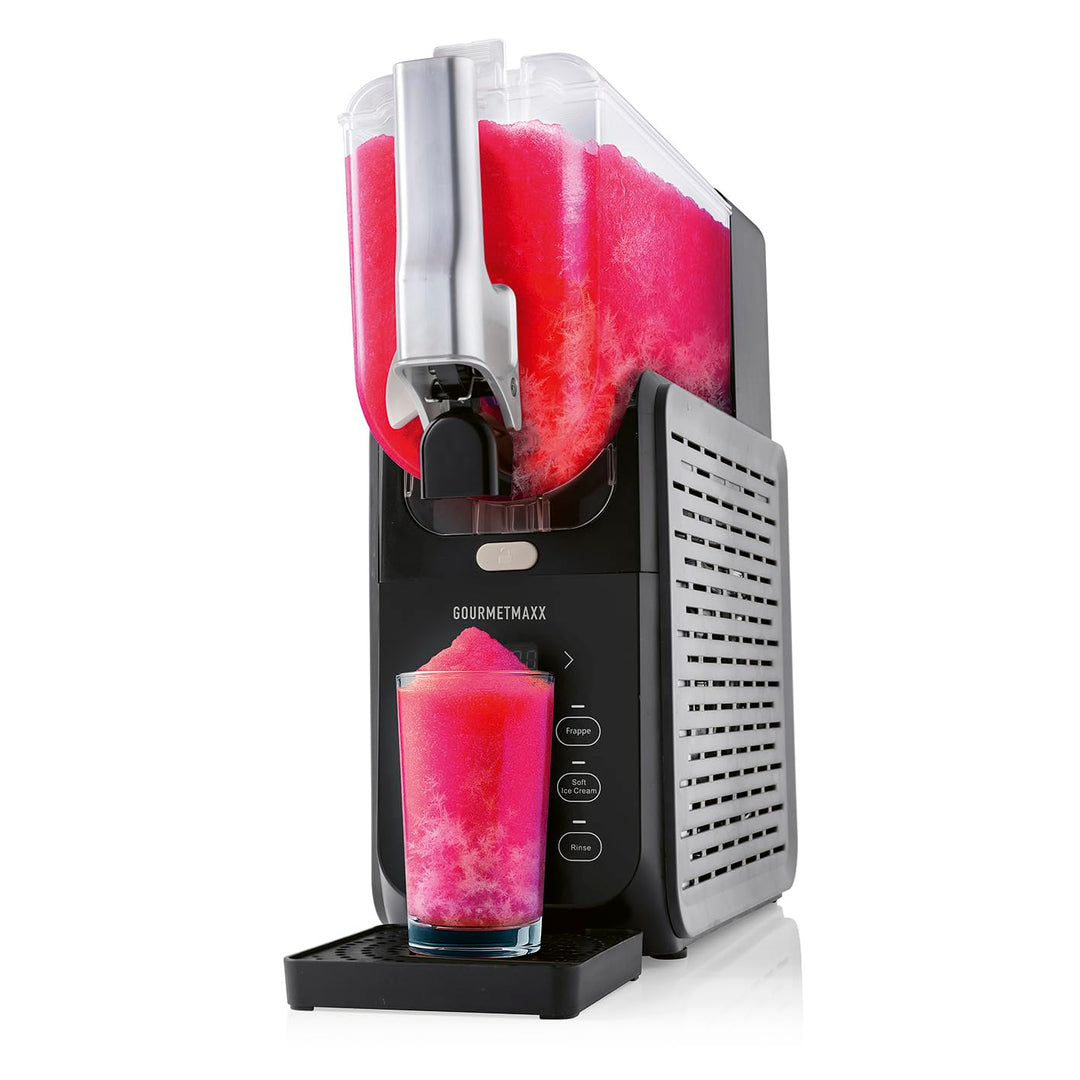 GOURMETmaxx FreezeUp Slush Eis Maschine | Slush Ice Maker mit 5 Modi | Slushmaschine für Slushies, M