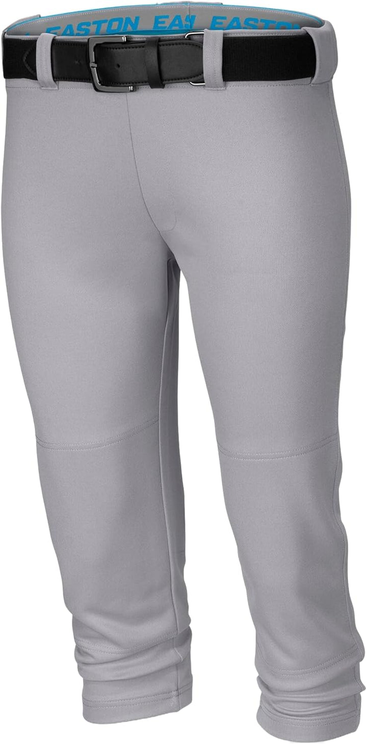 Easton ZONE 2 Fastpitch Softball-Spiel-/Übungshose | Damen | einfarbig S Grau, S Grau