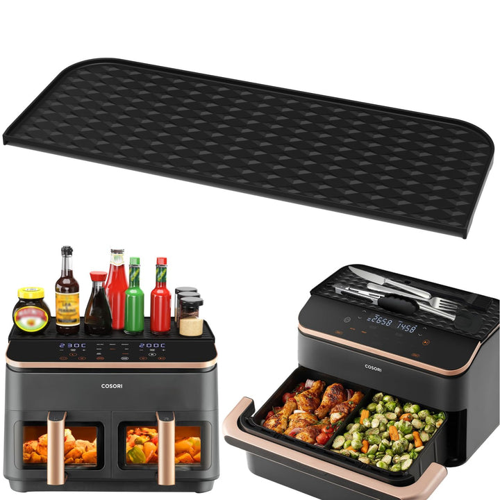 Cosori Heissluftfritteuse 2 Kammern Airfryer Zubehör, Heissluftfritteuse Zubehör Aufbewahrungsregal