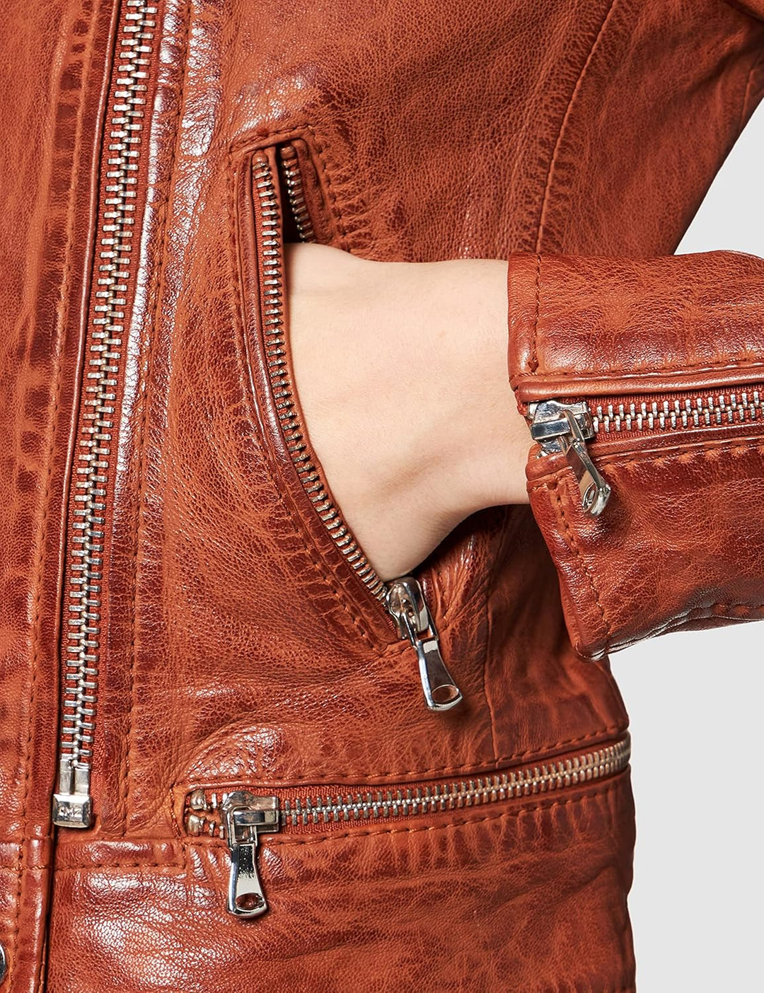Oakwood Damen Kyoto Jacke L Braun (Cognac 0507), L Braun (Cognac 0507)