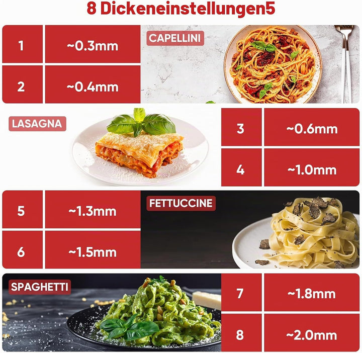 Gvode 3-in-1 Edelstahl Nudelaufsatz für KitchenAid Standmixer & Artisan, Pasta Zubehör für KitchenAi