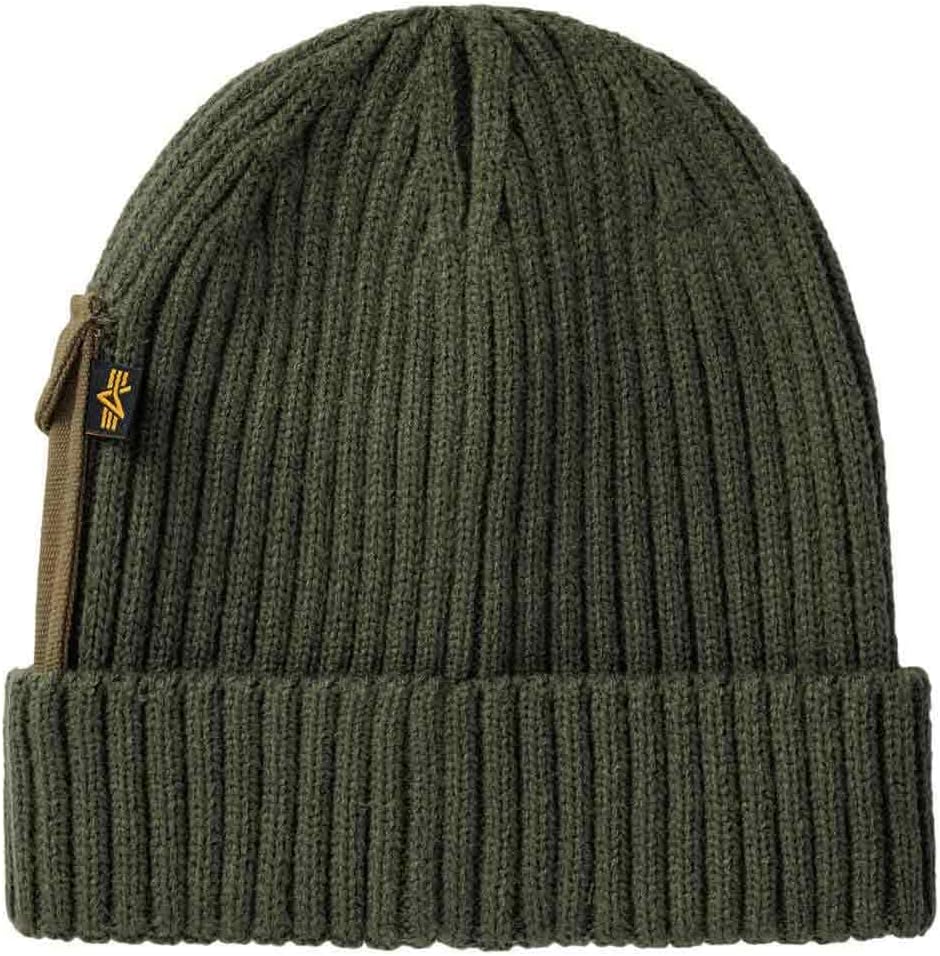 ALPHA INDUSTRIES Unisex Beanie-Mütze Utility Beanie Warmes Unisex Beanie Einheitsgrösse Dark Olive,