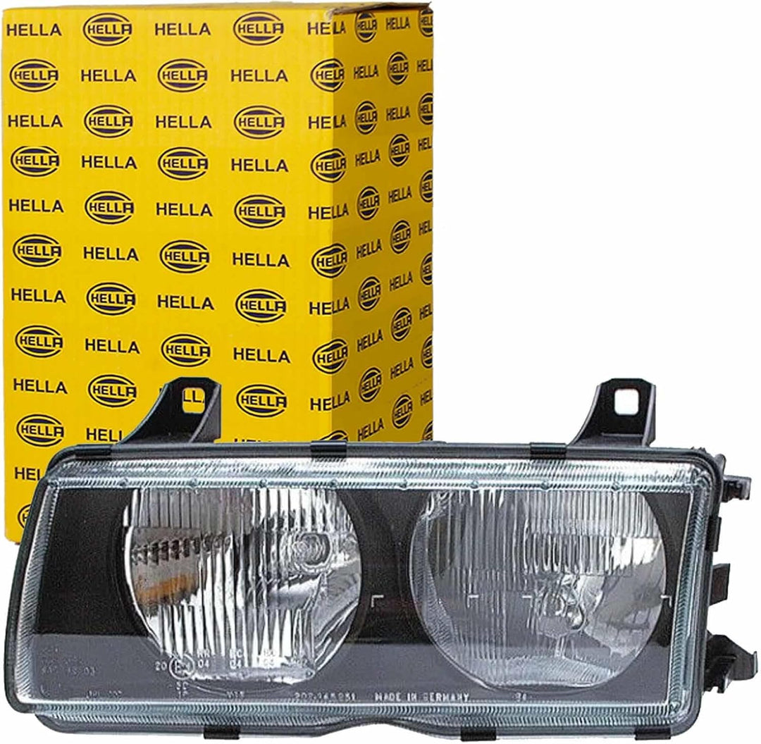 HELLA 1AJ 007 143-091 FF/Halogen-Hauptscheinwerfer - links - für u.a. BMW 3 Compact (E36), Links