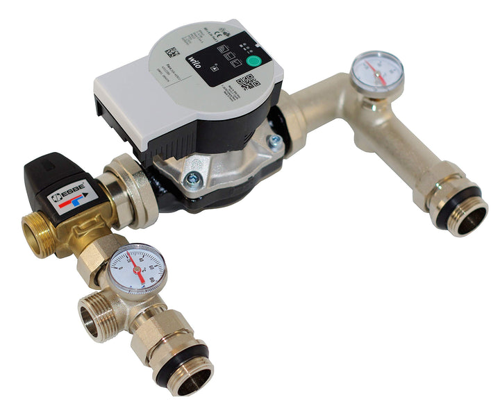 MD technic Pumpengruppe für Fussbodenheizung - mit drei wege Mischer 1" ESBE VTA322 Kvs 3,4 - Wilo Y