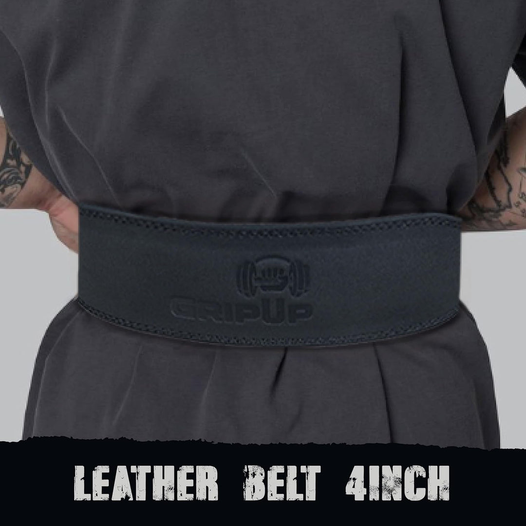 Gewichthebergürtel Fitness 4” & 6” – Verstellbarer Trainingsgürtel mit starker Schnalle, Powerliftin
