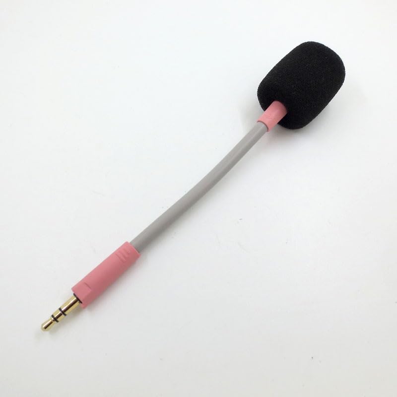 Barracuda X Mikrofon,Mic Ersatz abnehmbar 3.5 mm Game Boom Geräuschunterdrückung Mikrofon mit Schaum