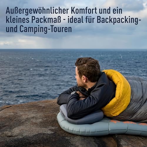 Sea to Summit - Aeros Ultralight Deluxe Reisekissen XL - Leicht zum Aufblasen - rutschfest - Ultra-S