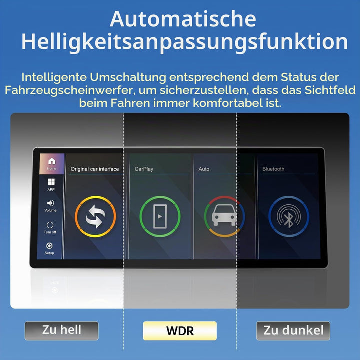 Road Top 12,3 Zoll Ultraschmaler Autoradio Carplay für BMW 5er CIC | für BMW 5er E60/E61 mit CIC (20