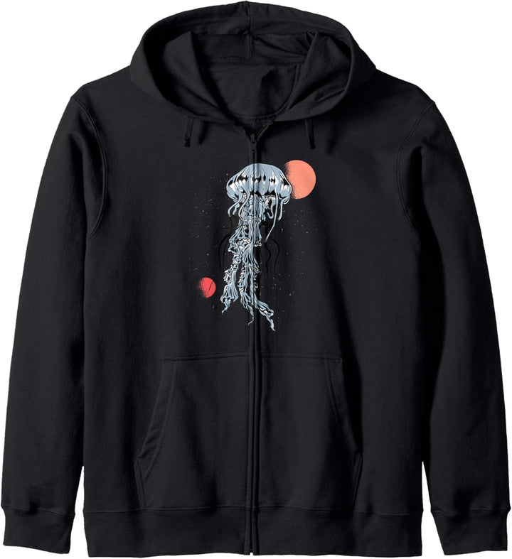SPACE JELLYFISH Protect Ocean Environmentalist Meme Kapuzenjacke
