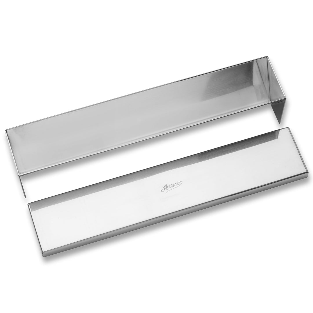 Ateco Edelstahl-Terrinenform mit Abdeckung, kegelförmiger Boden, 29 x 5,7 cm Kegelförmiger Boden – 2