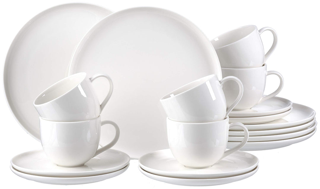 Ritzenhoff & Breker Kaffeeservice Skagen, 18-teilig, Weiss, Kaffeeservice