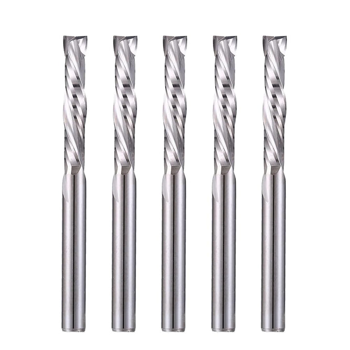 EU_HOZLY UP &amp; DOWN Cut 3.175x17mm Zwei Flöten Spiral Carbide Tool für CNC Router Kompression Holz En