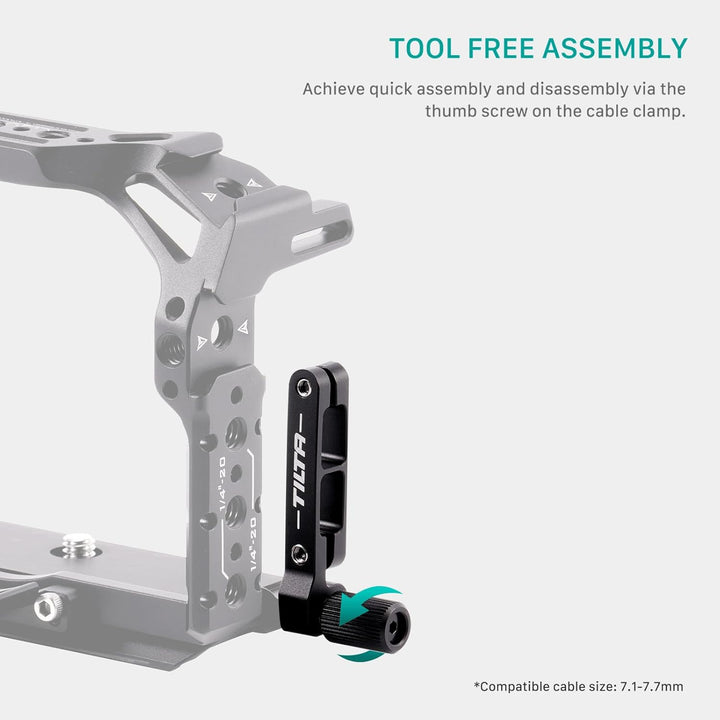 Tilta R8 Cage Full Camera Cage Compatible with Canon R8 with EF-R Mount Adapter Support,Micro HDMI a