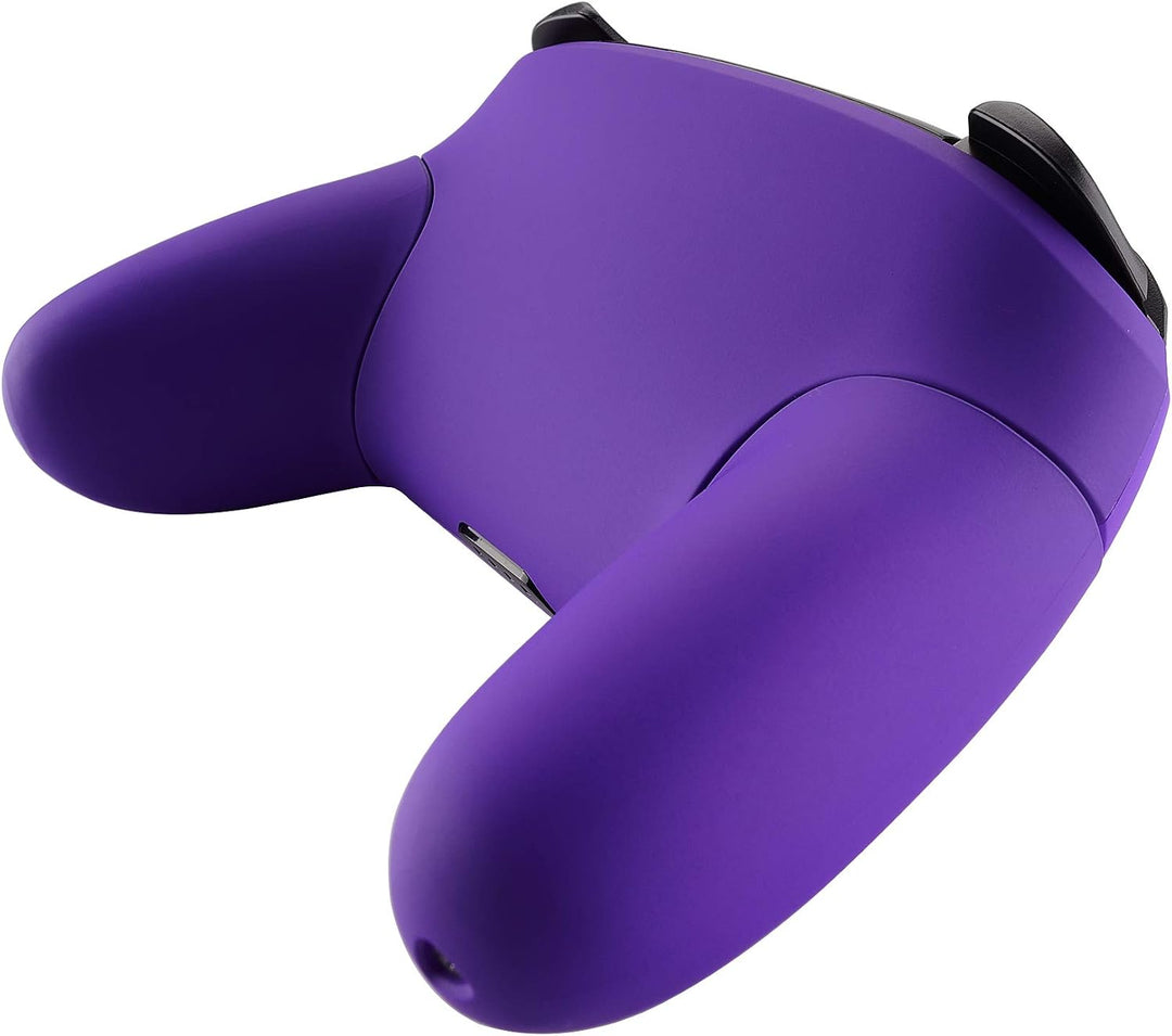 eXtremeRate Griff Hülle Set für Switch Pro Controller, Matt DIY-Ersatz Front Case/Rücken Gehäuse&amp;Han