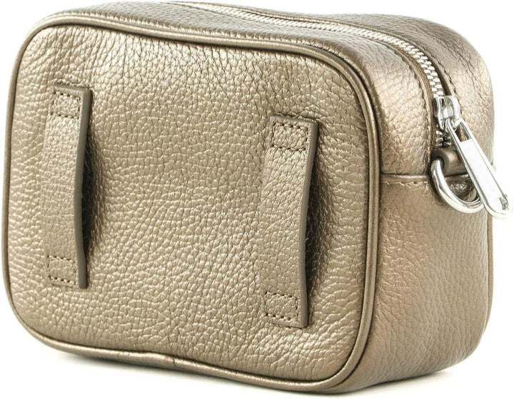 Mandarina Duck Damen Mellow Lux Schultertasche Bronzo, Bronzo