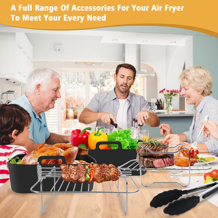 Airfryer Zubehör für Ninja, Heissluftfritteuse Zubehör für Ninja Foodi Max Dual Zone Heissluftfritte