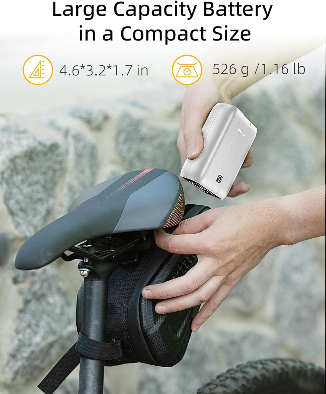 imuto Powerbank USB C 100W, 26800mah Power Bank Schnellladefunktion PD3.0 Externer Handy-Akku Tragba