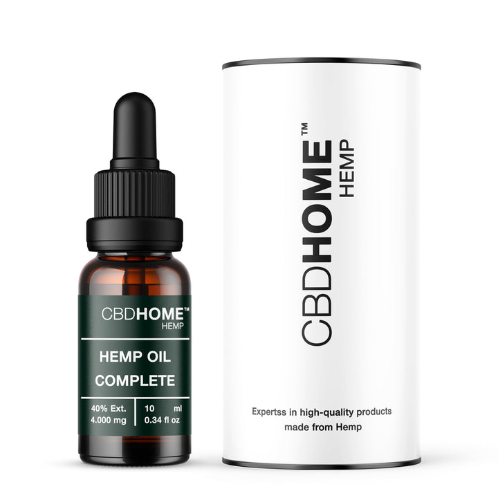 Hanföl 40% Max - 10 ml - Basis aus bio-zertifiziertem Kokosöl und Hanfsamenöl - Kaltgepresst - Ohne