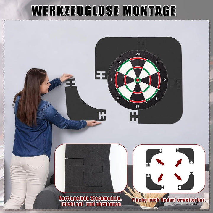 Dartscheibe Schutzring Innerer Kreis Dart Catchring Surround Dartscheiben Umrandung, Leichtes Eva Da