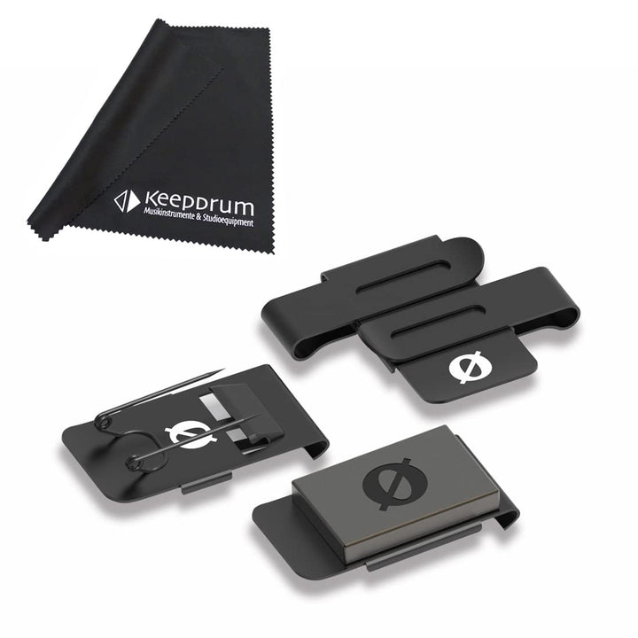 Rode FlexClip GO Befestigungs-Set + keepdrum Mikrofasertuch