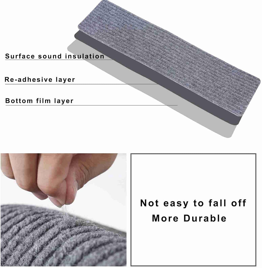 Arthome Teppich Treppenstufen Anti Rutsch Treppenteppich Teppiche 15 packen 20x76cm für Holztreppen,