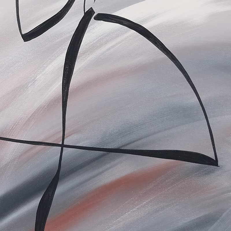 Monica Mirafiori I 100% HANDGEMALT I Gemälde Emotionen und Bewegung I 90x90cm | Gemälde Handgemalt |