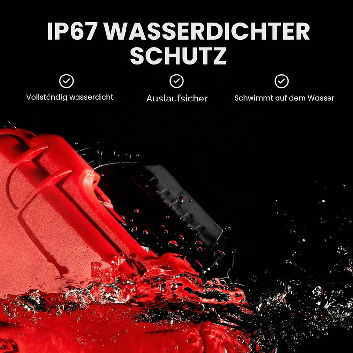 Nanuk 968 wasserdichter Hartschalenkoffer mit leeren Rädern Erste Hilfe - Medium, Erste Hilfe - Medi