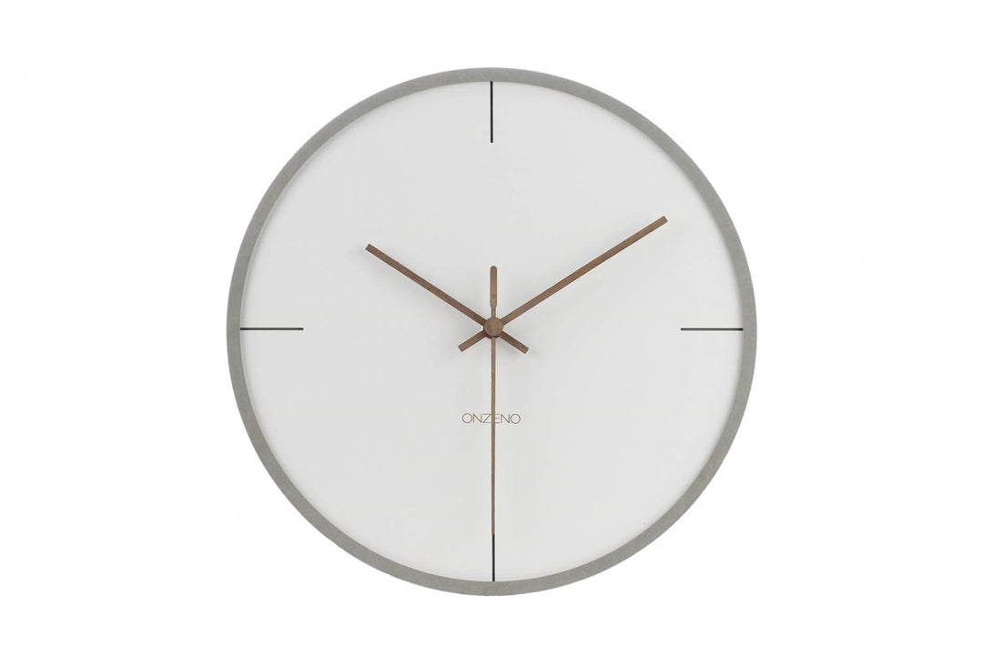 ONZENO Design Wanduhr 'The Mature.' ohne Tickgeräusche