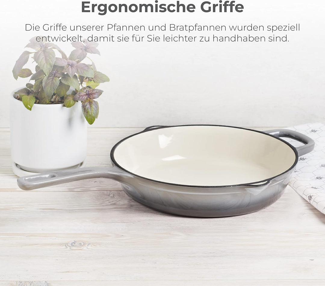 MasterPro Unique | Topfset 7-Teilig mit 3 Pfannen von 19, 27 und 30,5 cm Durchmesser und 1 Pfanne vo