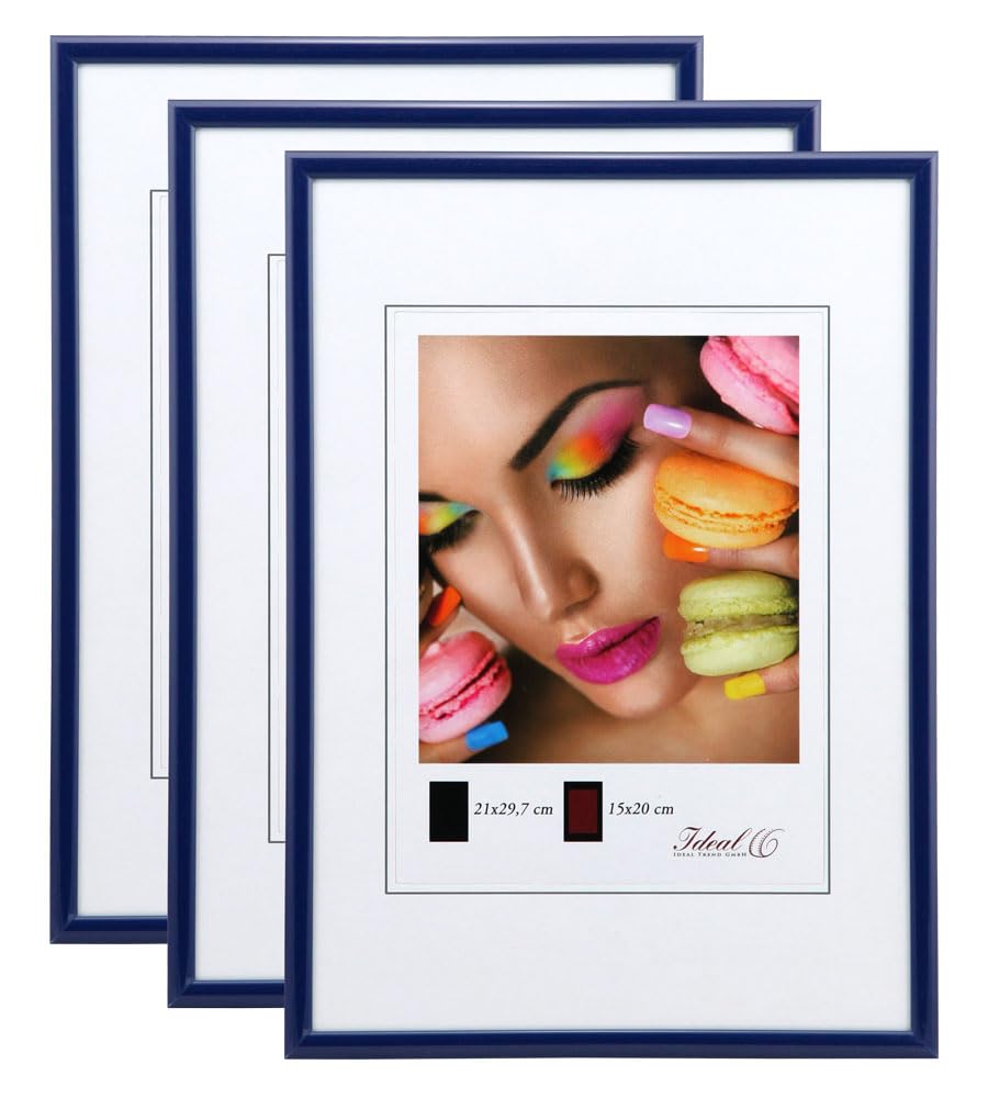 IDEAL TREND New Lifestyle Set Bilderrahmen Wanddeko Collage Poster Rahmen 2er 3er 5er Pack: Farbe: 3