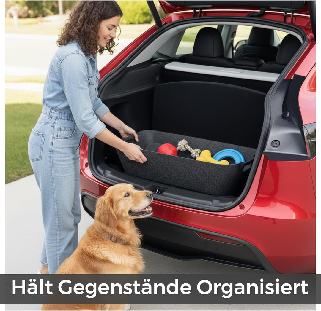 VLOX Tesla Model Y Juniper Kofferraum-Organizer Aufbewahrungsbox – Passgenau für Model Y 2025, 105L