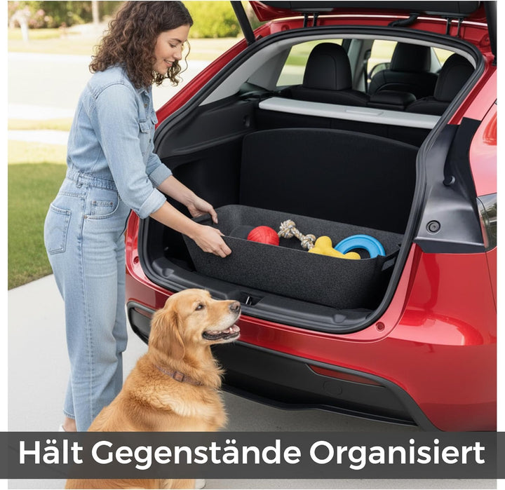 VLOX Tesla Model Y Juniper Kofferraum-Organizer Aufbewahrungsbox – Passgenau für Model Y 2025, 105L