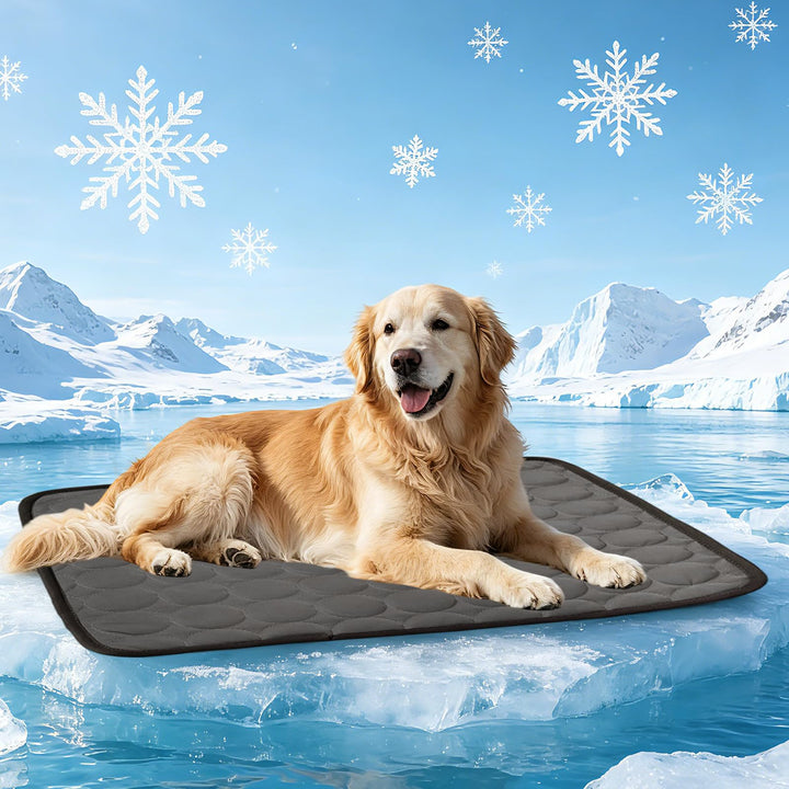 Kühlmatte für Hunde Gross, Selbstkühlend Hundematte 100 * 70cm Kühldecke für Hunde, Sommer Kühlkisse