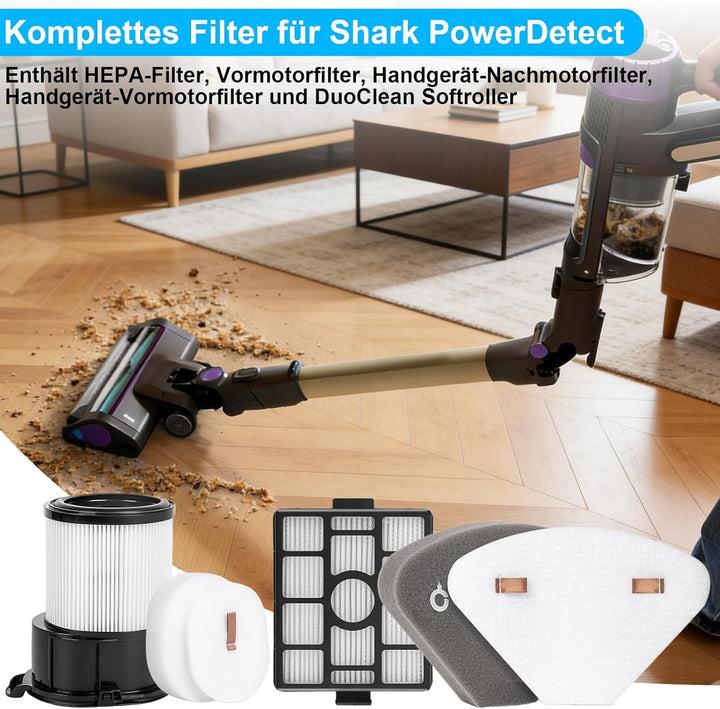 IP3251EUT Filter für Shark PowerDetect Clean & Empty Akku Staubsauger IP3251EUT/IP3225EUT, Shark Akk
