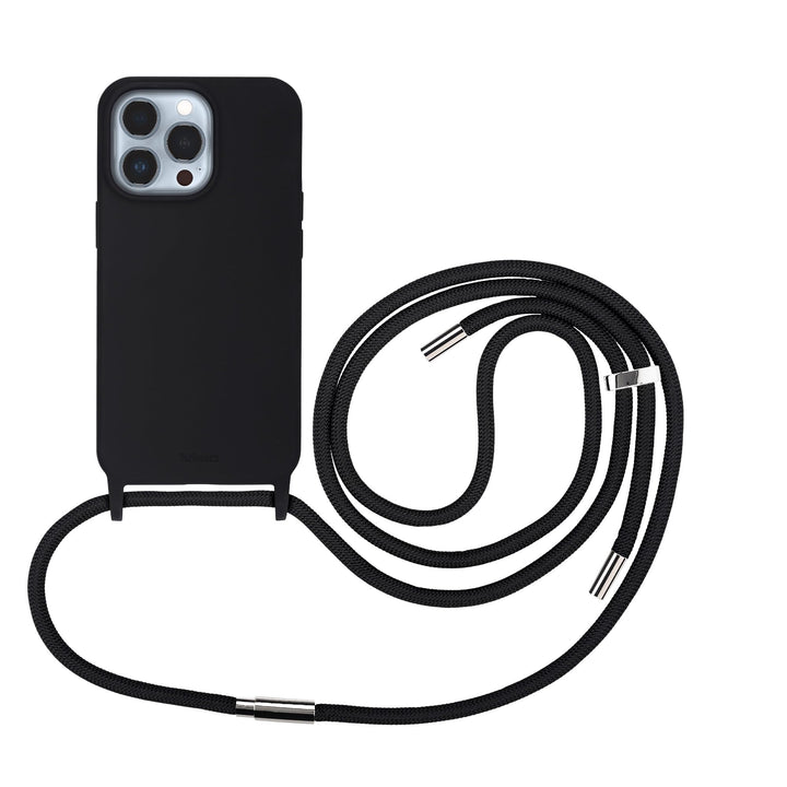 Artwizz HangOn Case kompatibel mit [iPhone 13 Pro] - Elastische Schutzhülle aus Silikon als Handyket