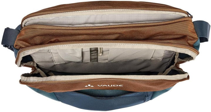 VAUDE Unisex Cycle Messenger M Fahrradtaschen Einheitsgrösse Baltic Sea/Umbra, Einheitsgrösse Baltic