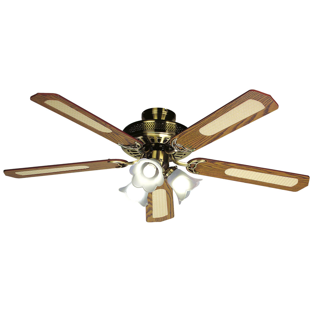 Farelek Baleares Deckenventilator, 132 cm, Weiss