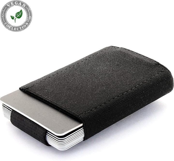 Jaimie Jacobs Nano Boy VEGAN Mini Geldbörse aus Textil, Veganer Mini Wallet, Kleiner Veganer Geldbeu