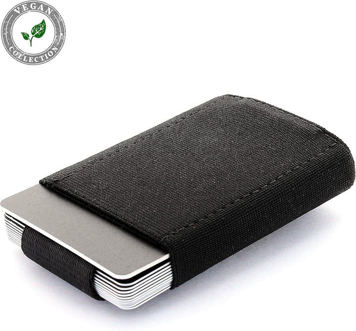 Jaimie Jacobs Nano Boy VEGAN Mini Geldbörse aus Textil, Veganer Mini Wallet, Kleiner Veganer Geldbeu