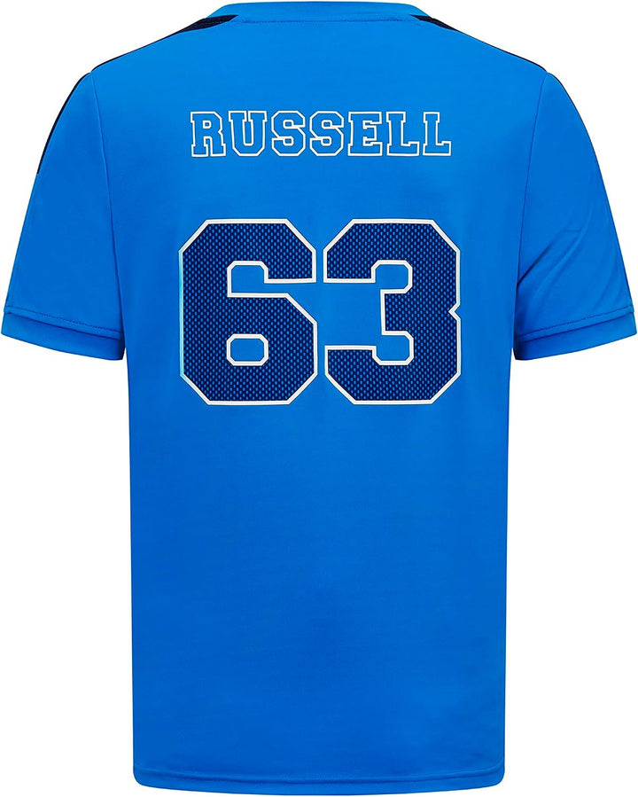 MERCEDES AMG PETRONAS Formula One Team - George Russell Sport-T-Shirt M Blau, M Blau