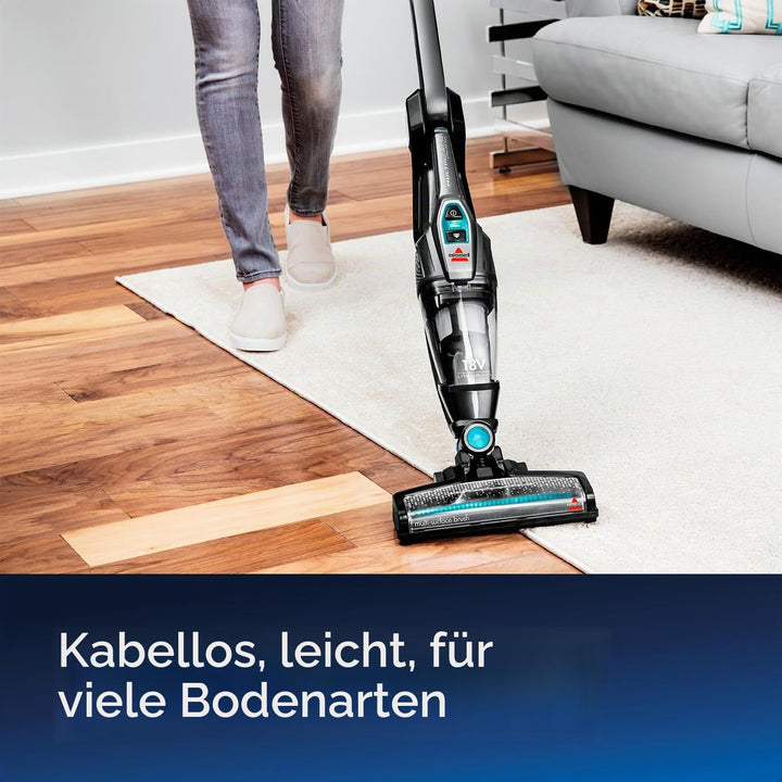 Bissell 2280N MultiReach Essential Stabstaubsauger mit abnehmbarem Handstaubsauger, kabellos, beutel