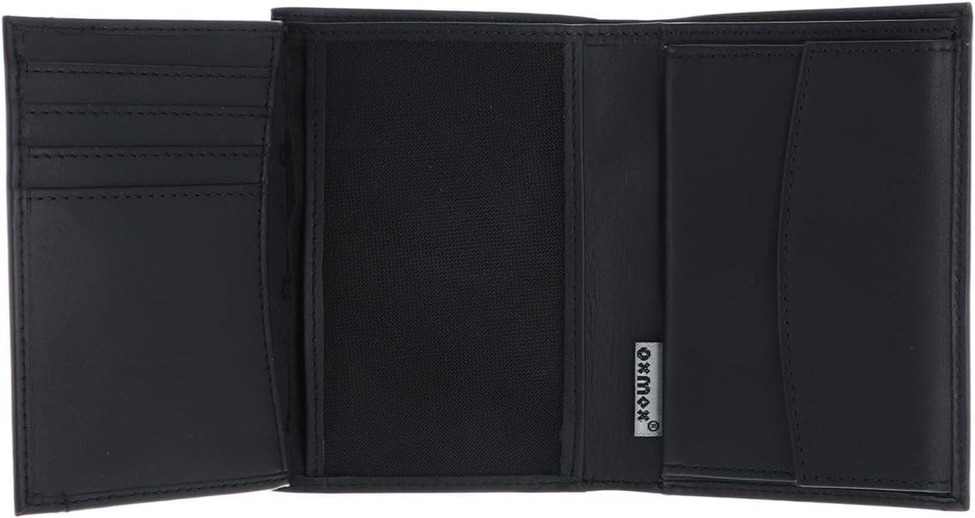 Oxmox Leather Kombibörse 12 cm black Schwarz, Schwarz