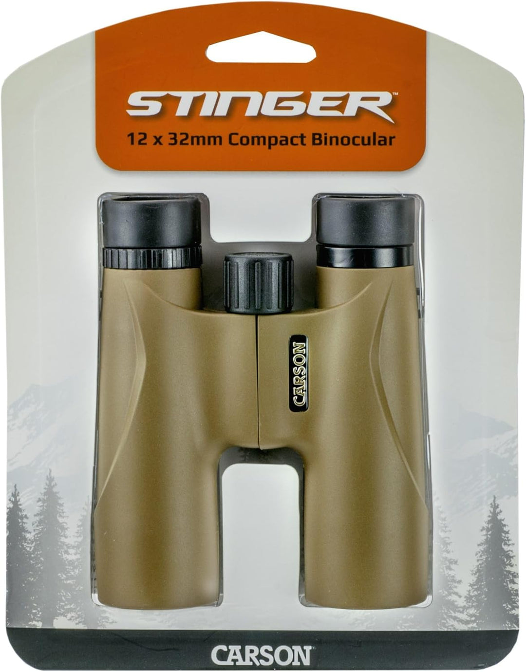 Carson Stinger 12x32mm Full-Size Fernglas mit BK-7 Prismen (HW-232), 12x32mm Full-Size