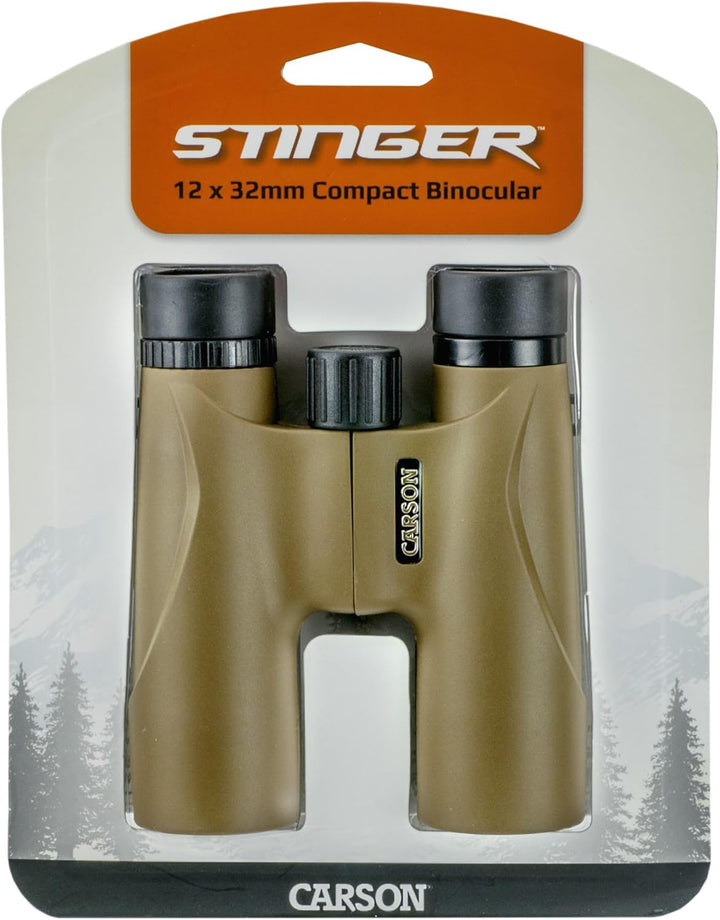 Carson Stinger 12x32mm Full-Size Fernglas mit BK-7 Prismen (HW-232), 12x32mm Full-Size