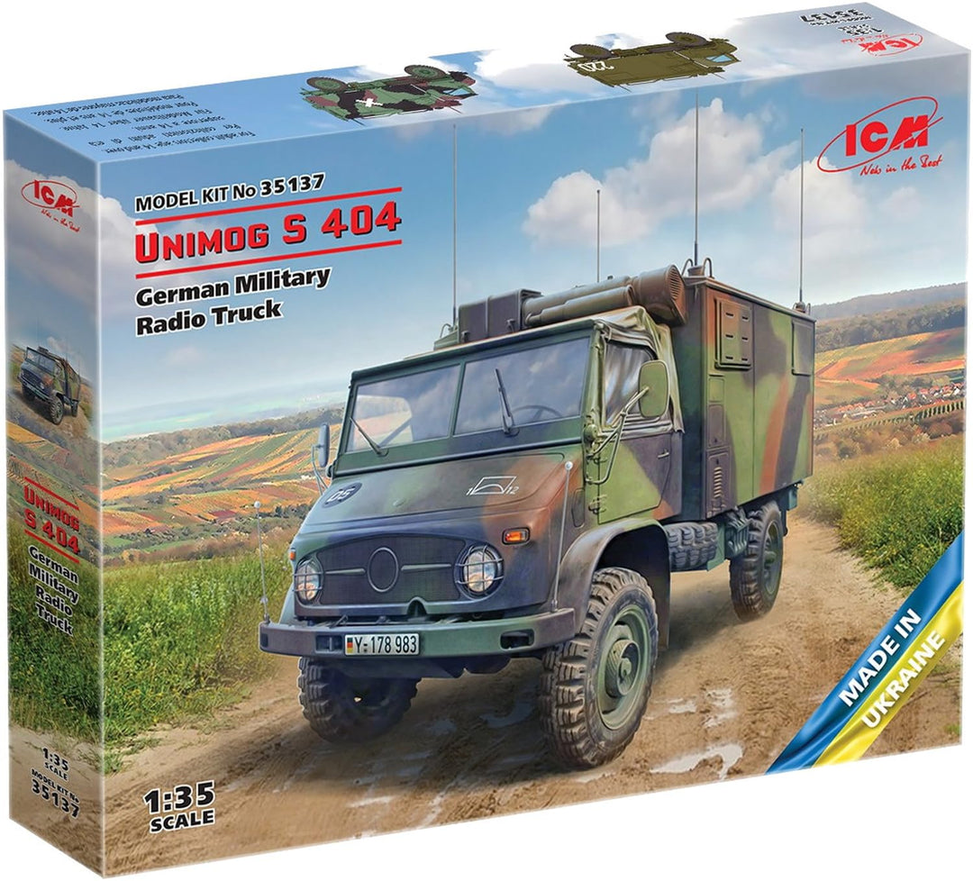 ICM ICM35137 Unimog S 404, Schwarz