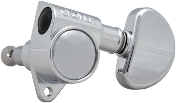 Grover 102 Series Rotomatic 3 per Side Machine Heads, Chrome