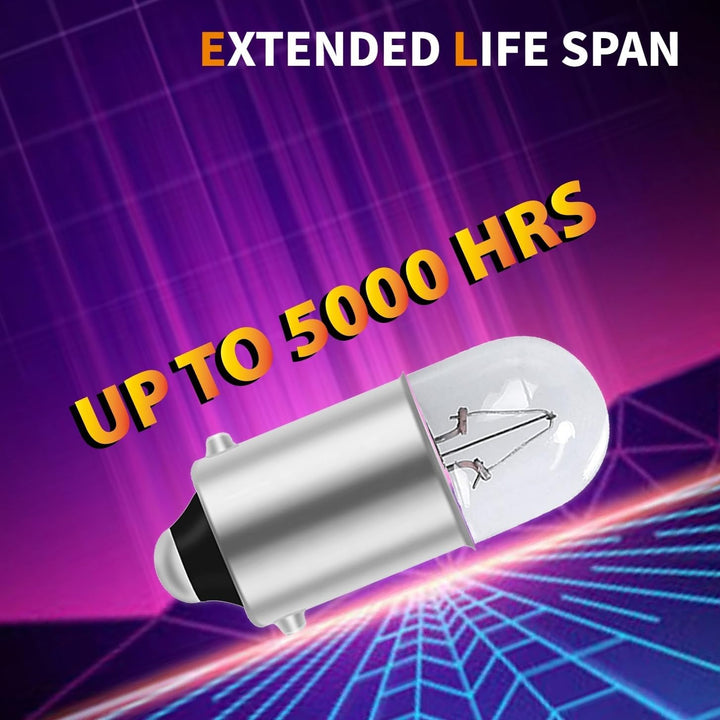 20x T4W BA9s Glühbirnen 12V 4W Metallsockel Halogen Lampen für Standlicht Kennzeichenbeleuchtung und